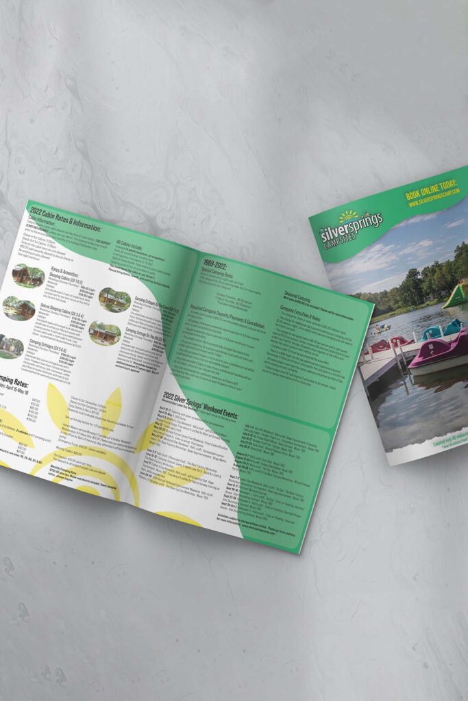 Client brochure designed by Kayla Nelson Design